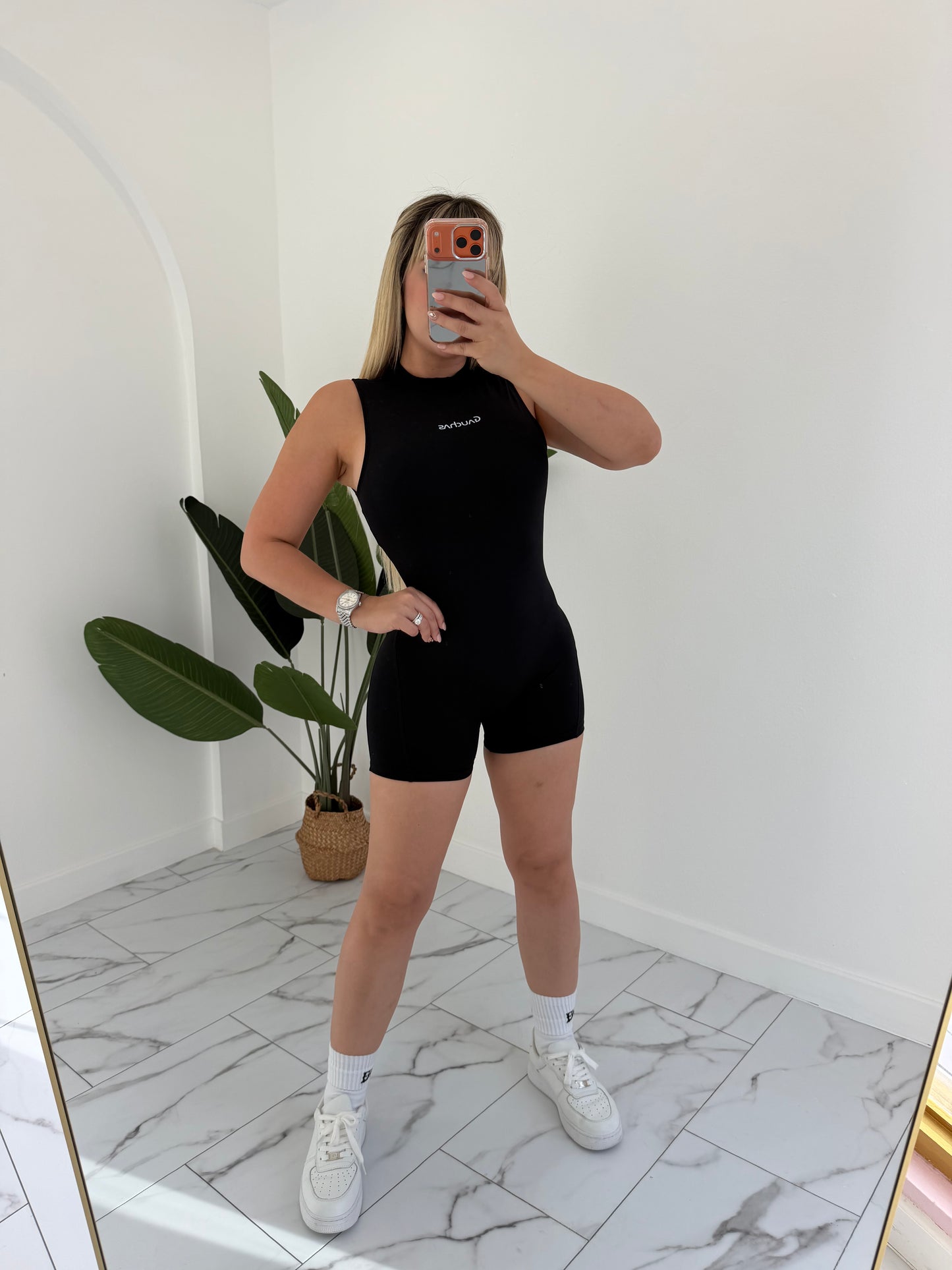 Romper Turtle Neck Espalda Abierta