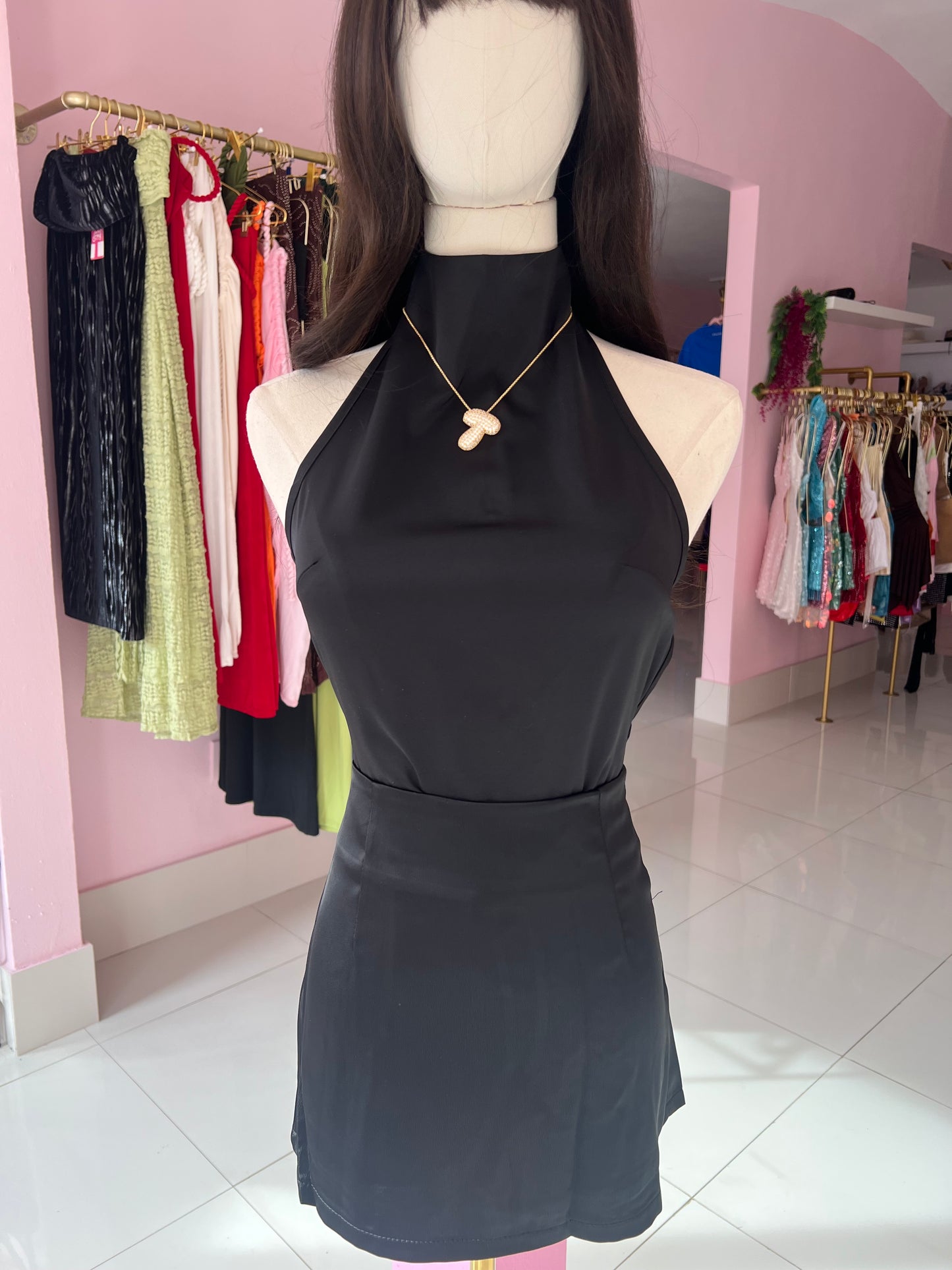 Turtle neck Satin Top