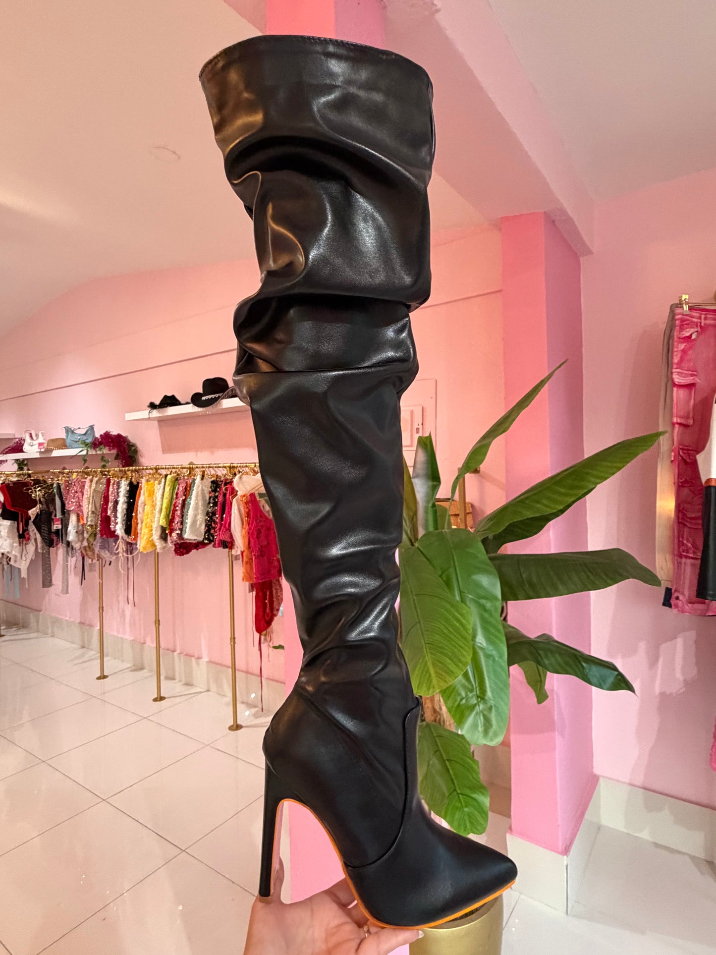 Botas Long Fruncidas