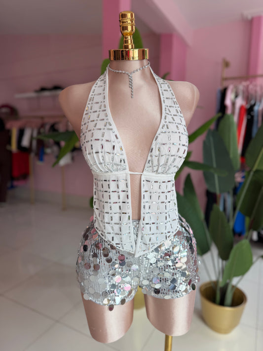 Viral sequins Short