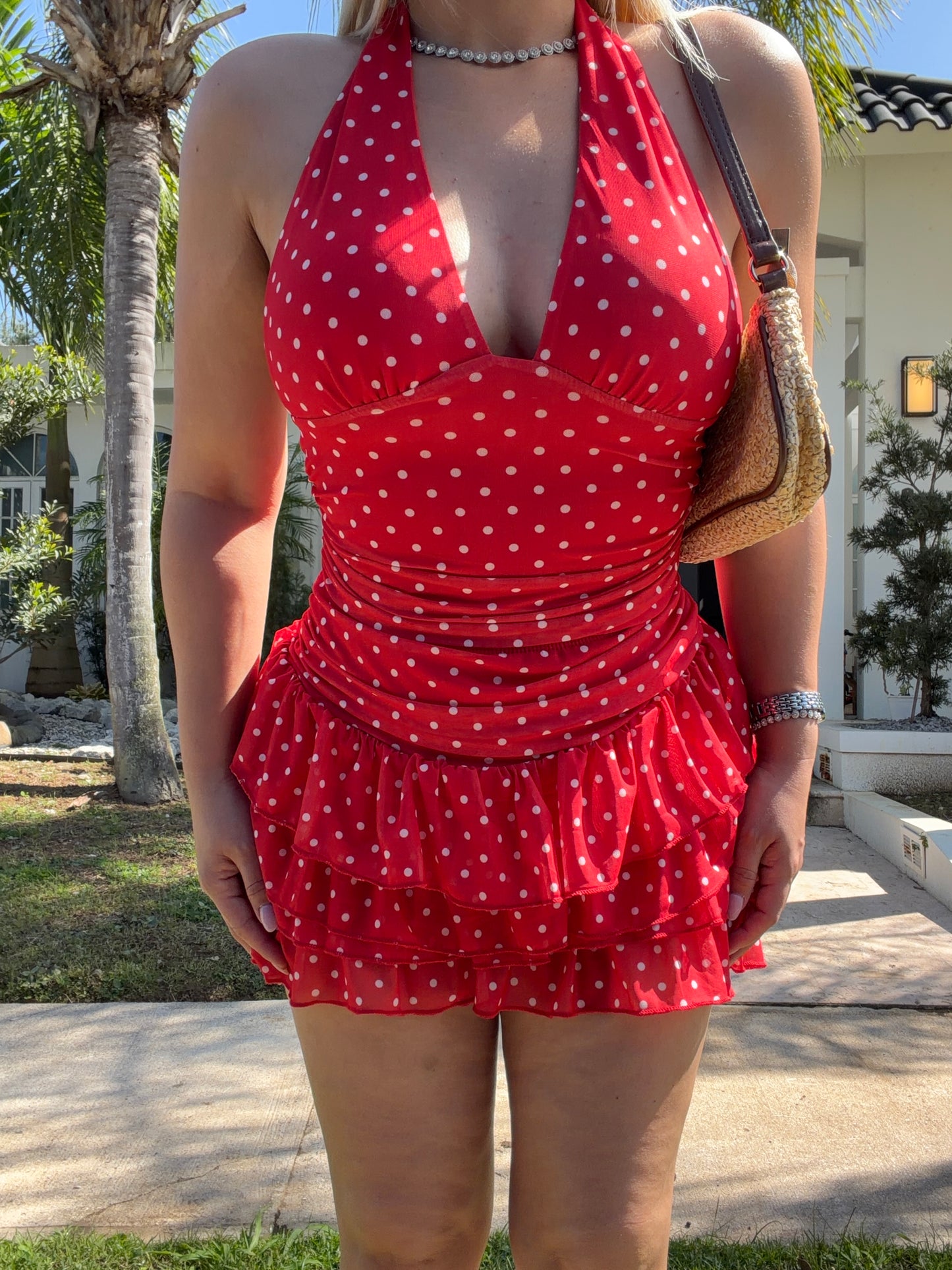 Polka Dot skort set