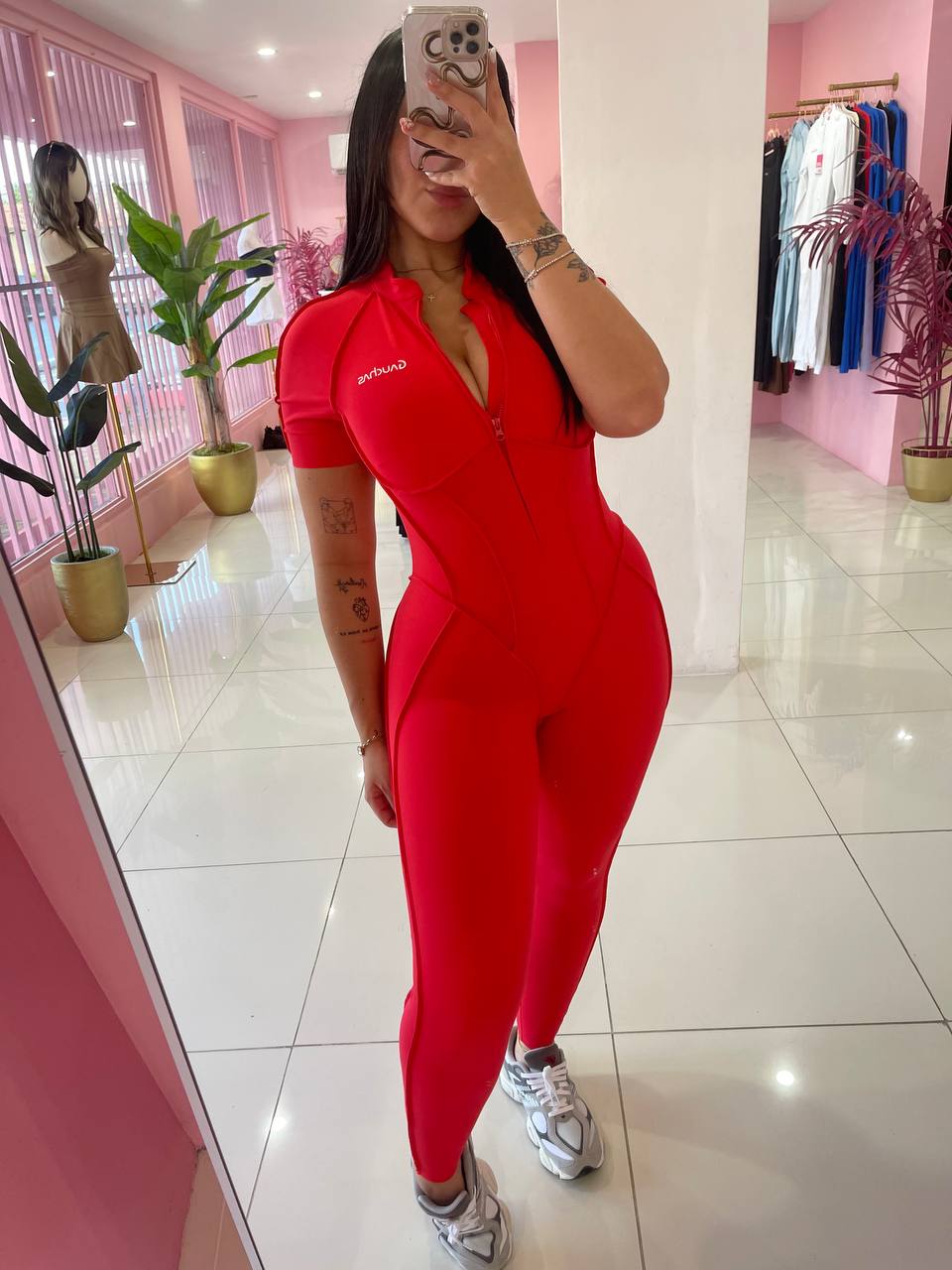 Wonder TShirt Zipper Jumpsuit