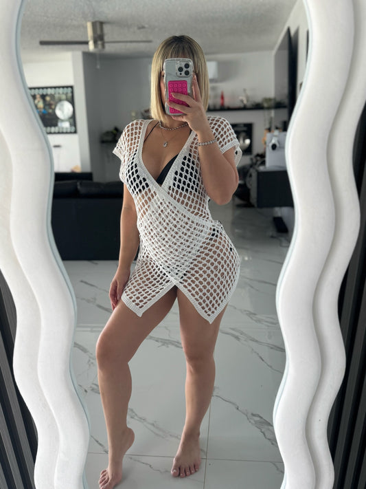 Crochet White top