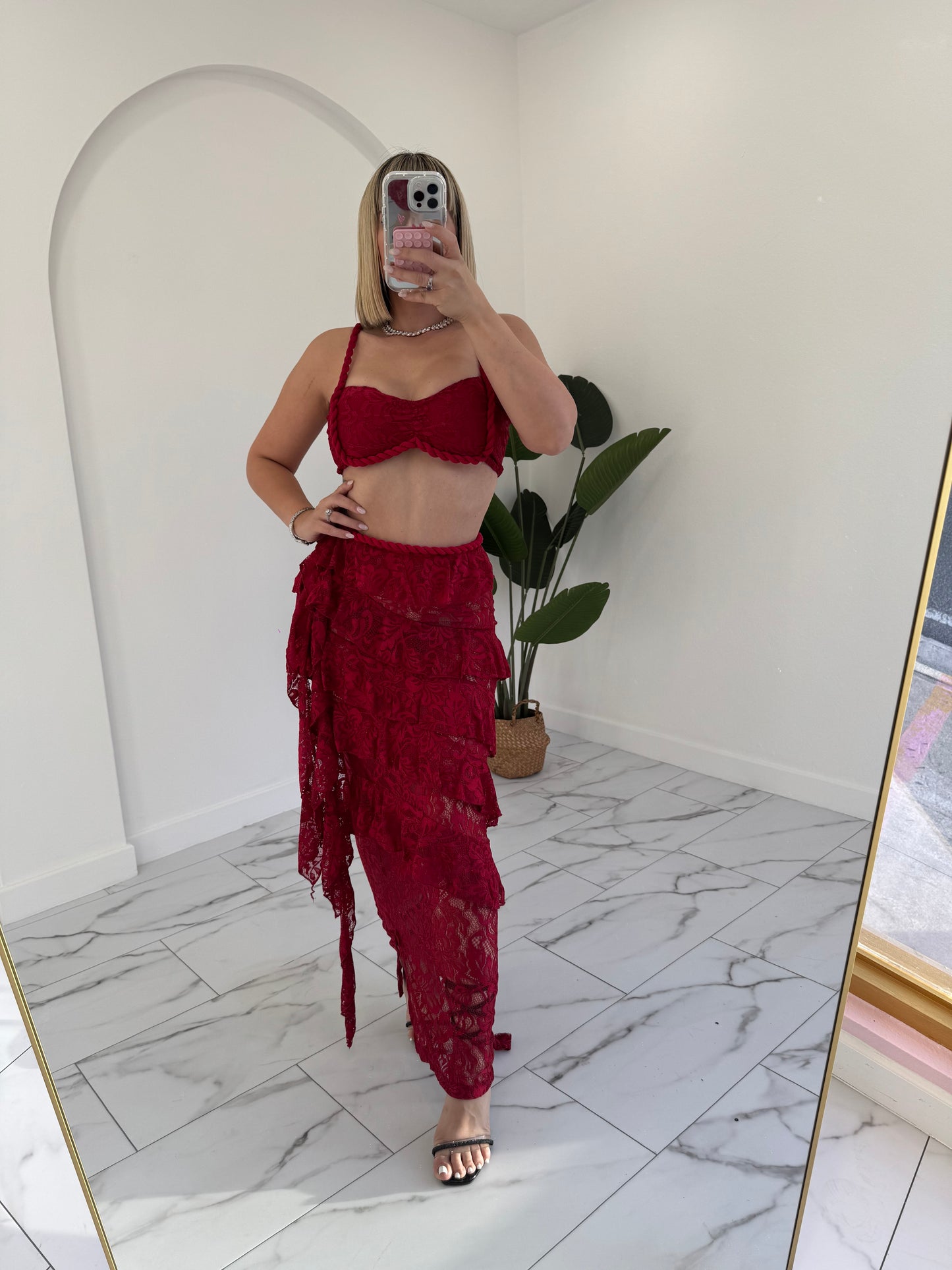 Lace sexy set