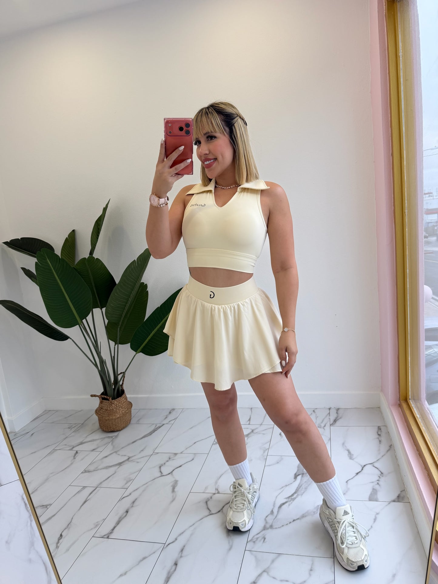 Crop top cuellito sport