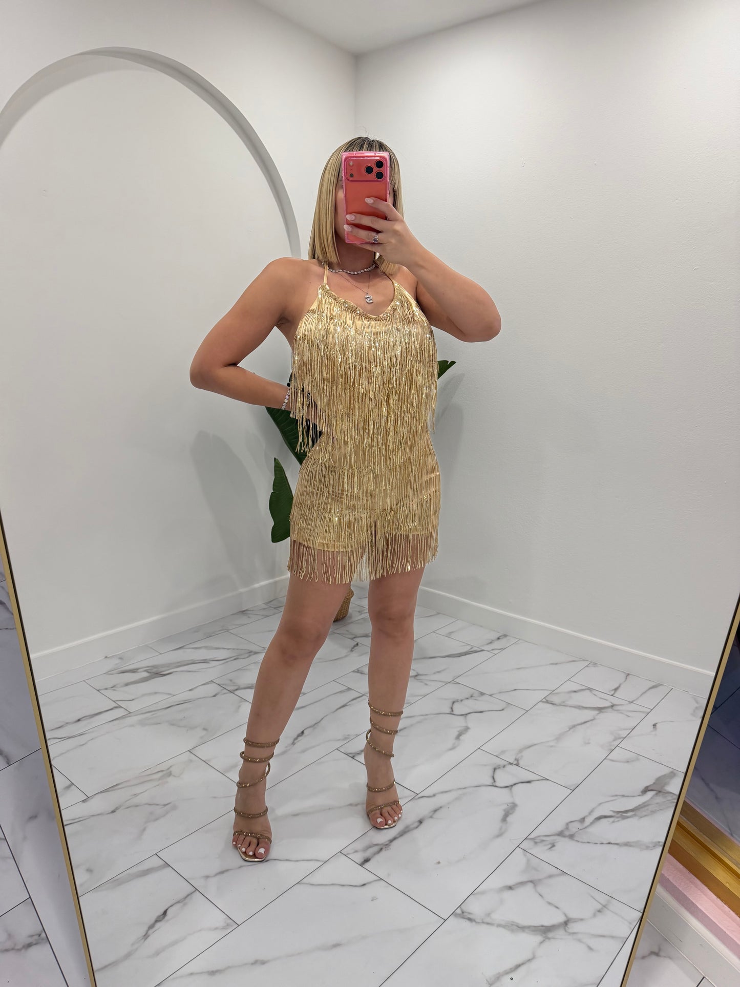 Flecos Sequins romper