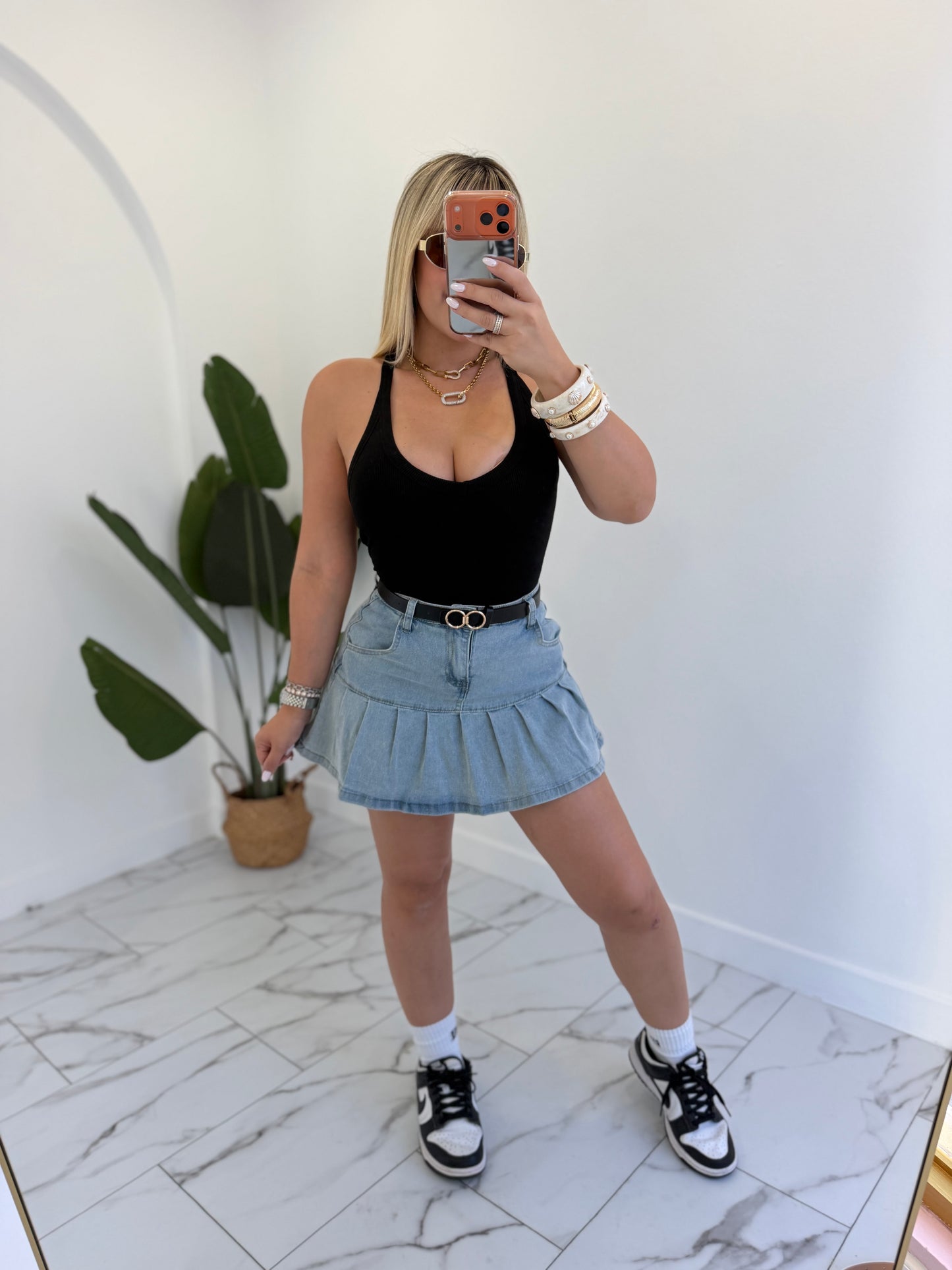 RBD Denim Skort