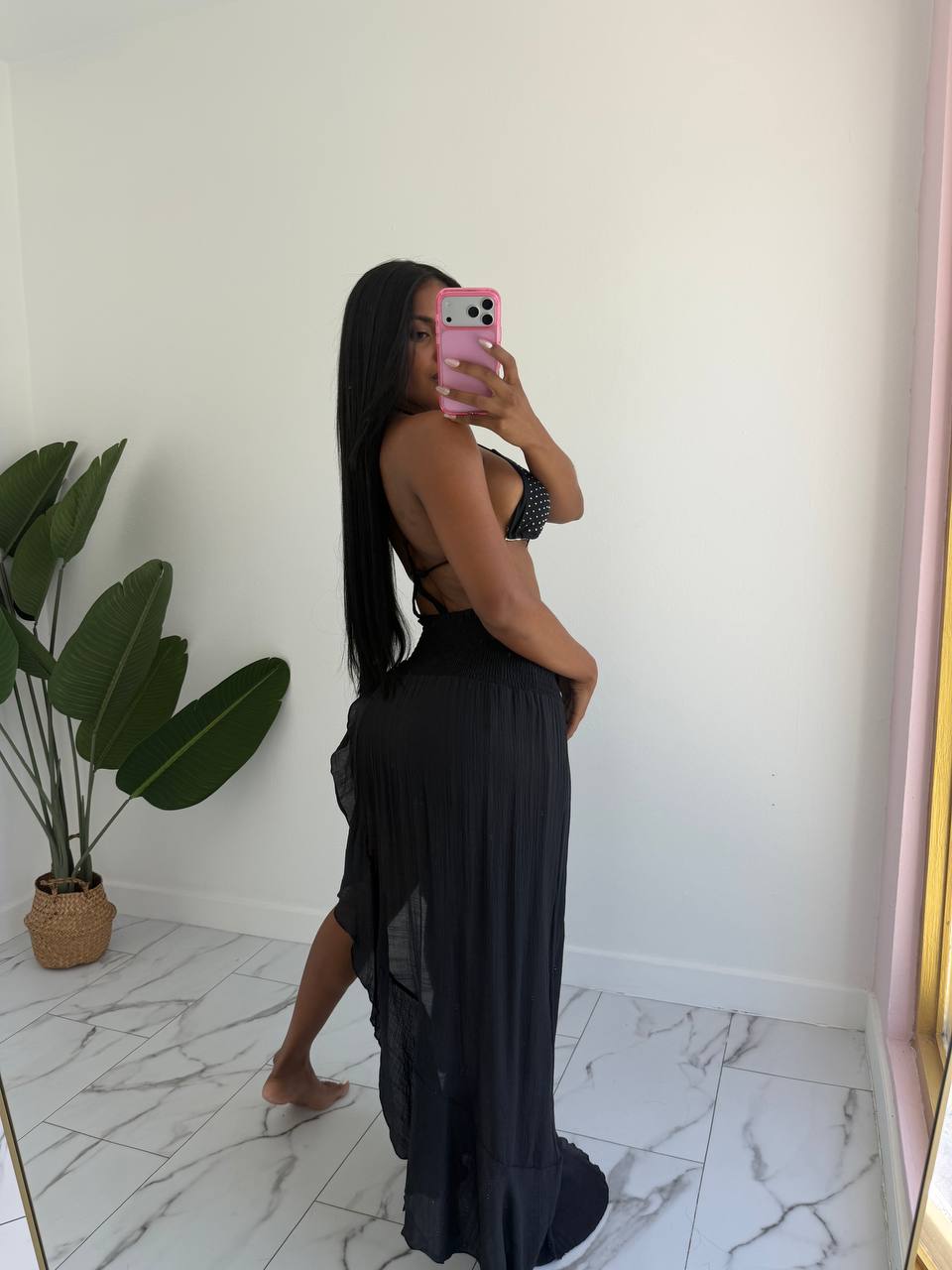 Maxi beach skirt