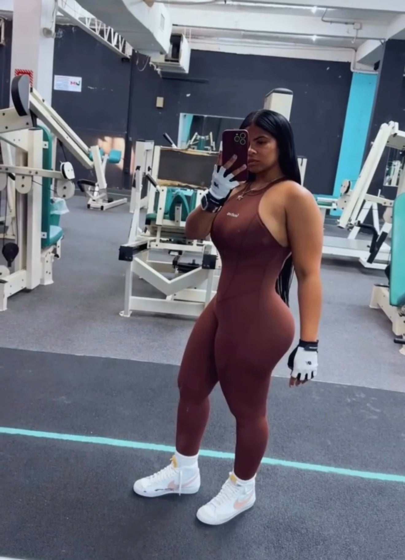 Skinny Neck Jumpsuit