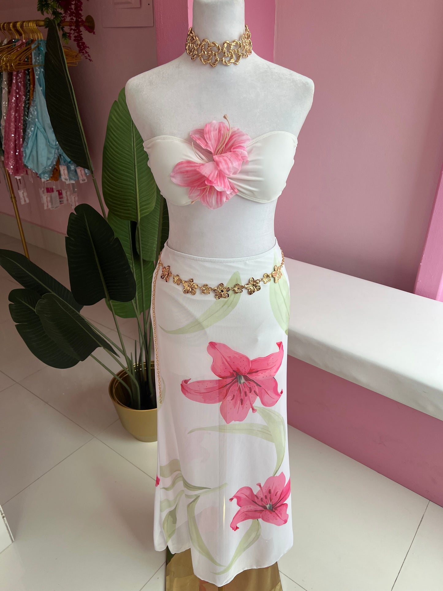 Orquídea white set
