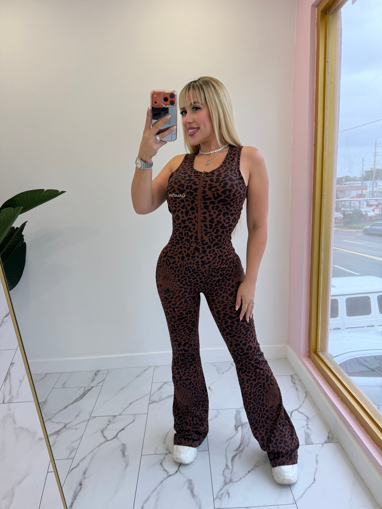 Animal print Jumpsuit sport