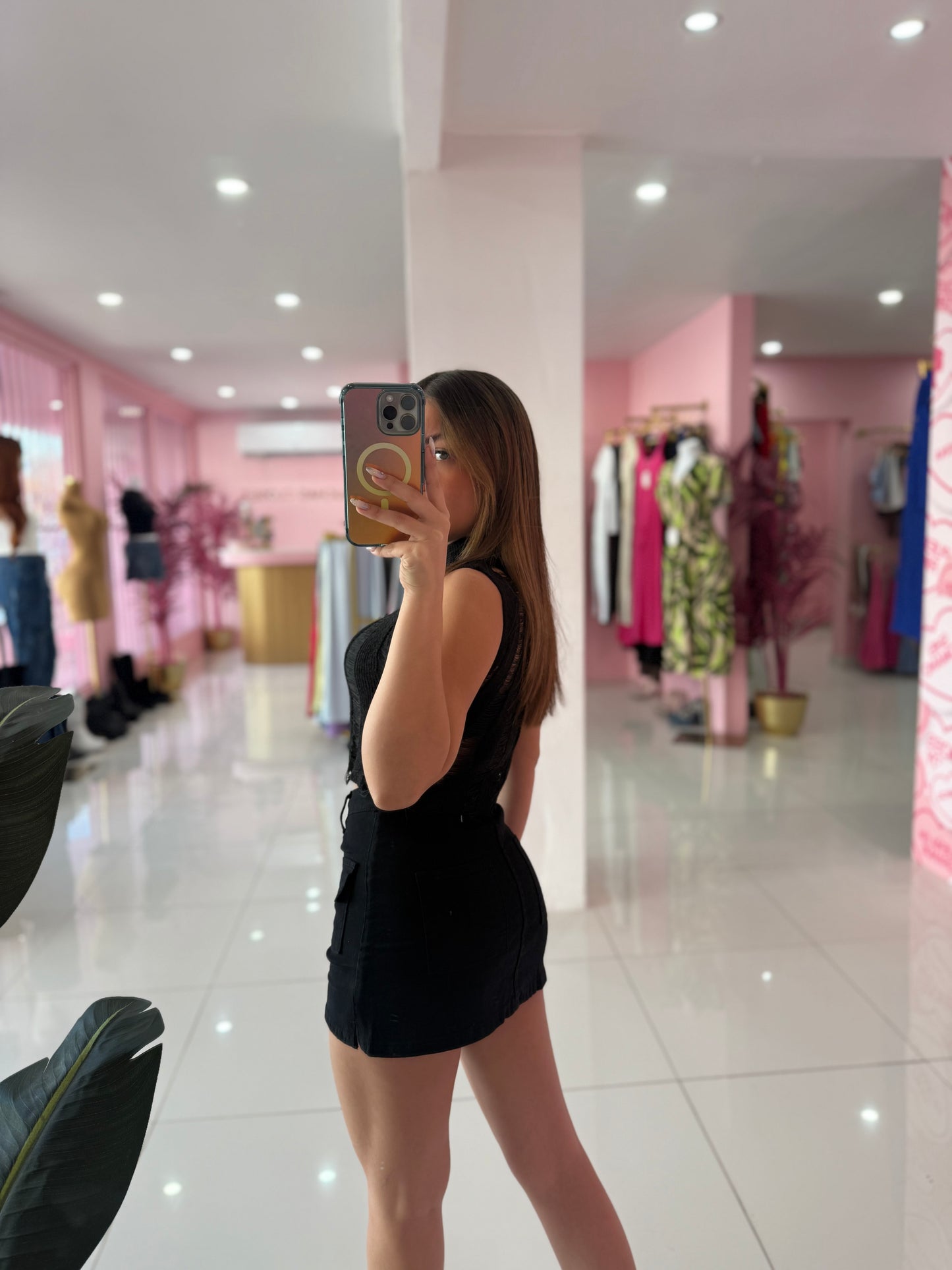 Crop Top Tejida