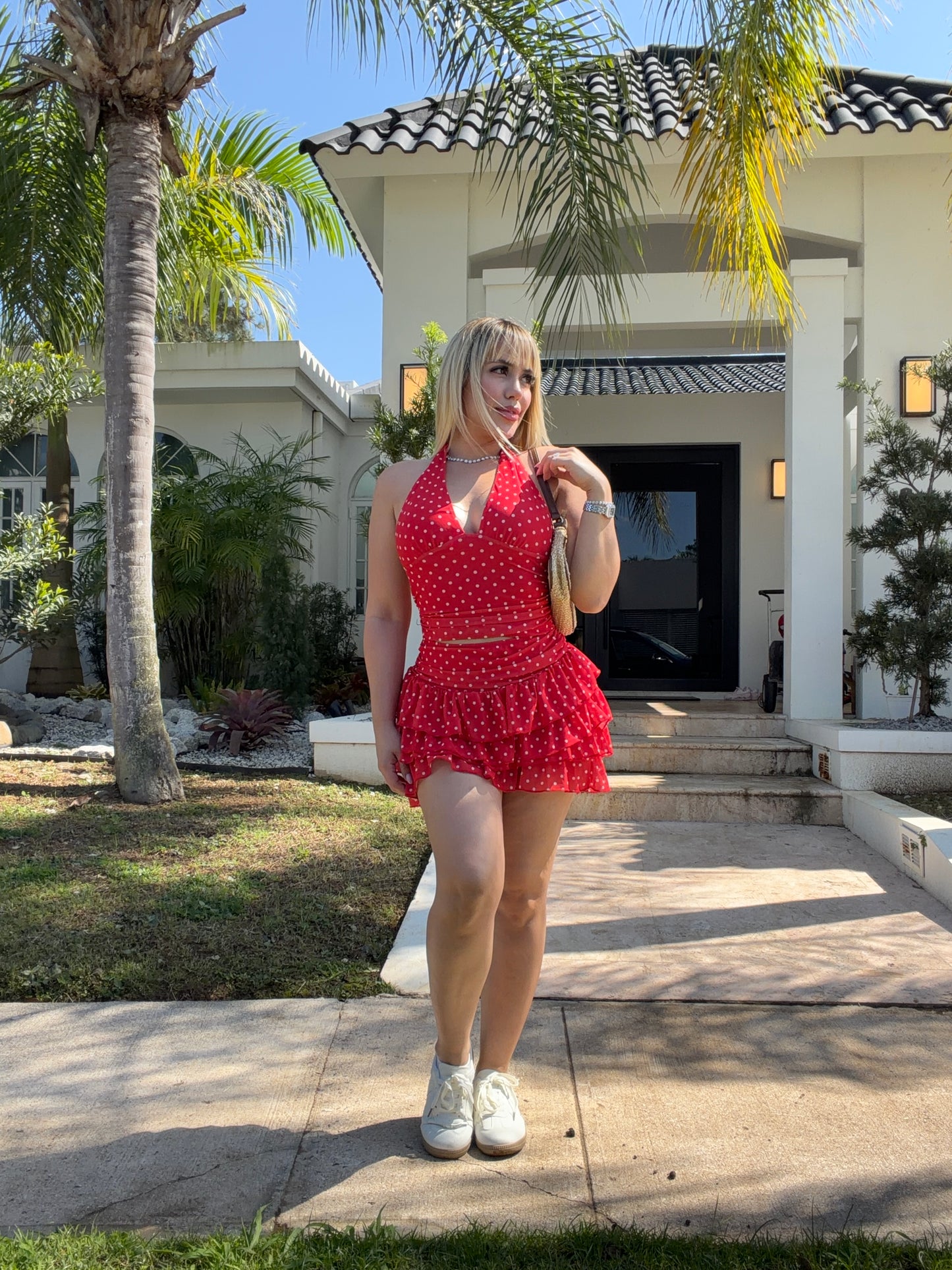 Polka Dot skort set
