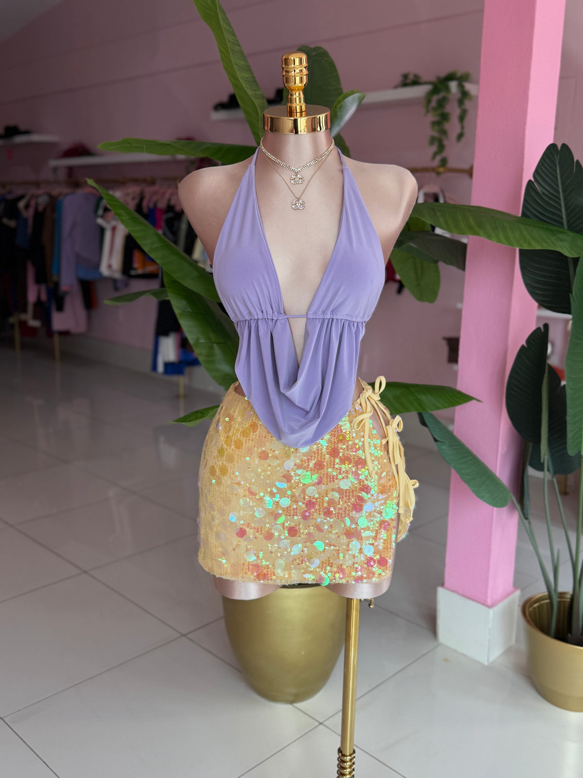 Amarradita Sequins Skirt