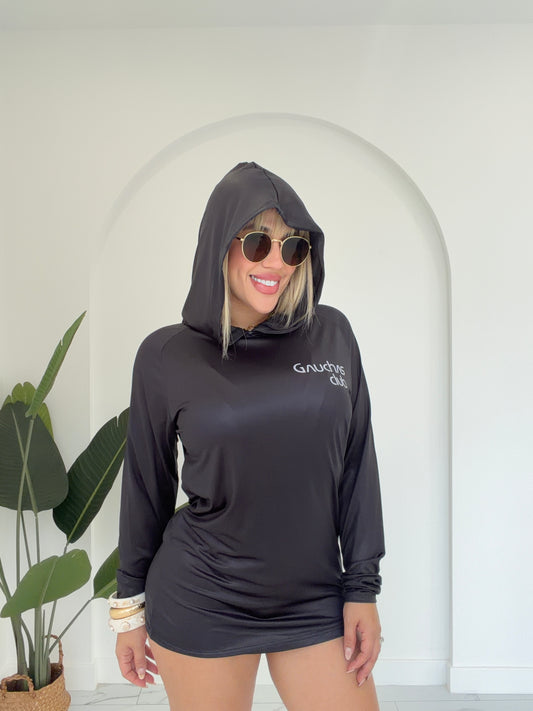 Oversize gauchas beach top