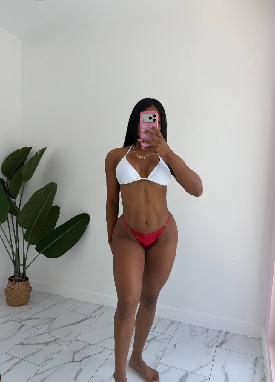 Metallic panty bikini