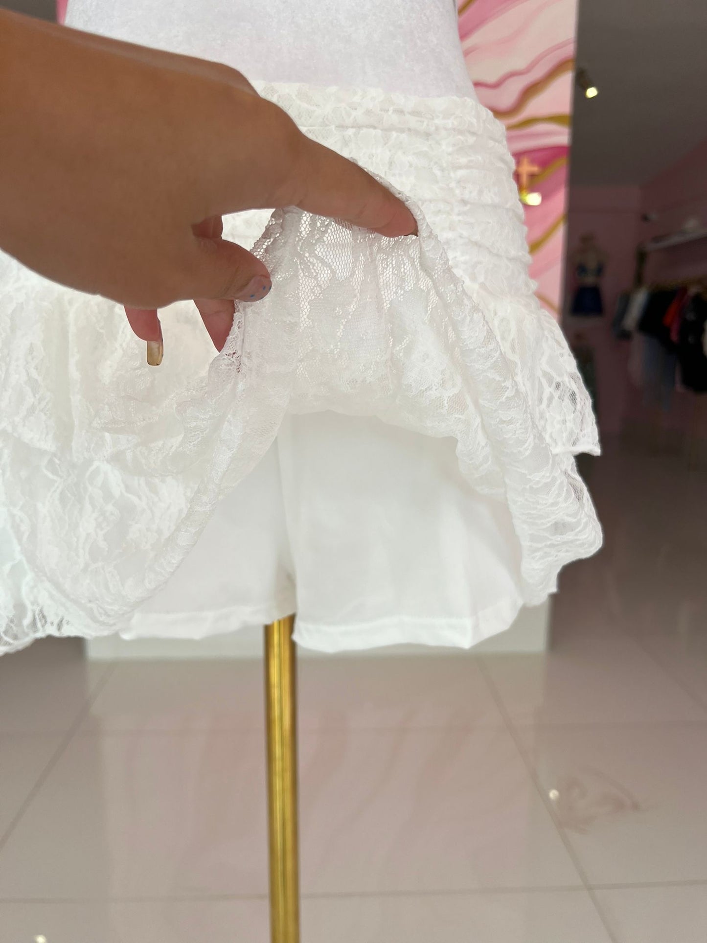 Lace skort