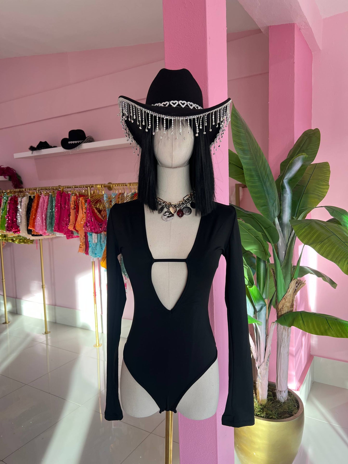 Spandex Body manga larga