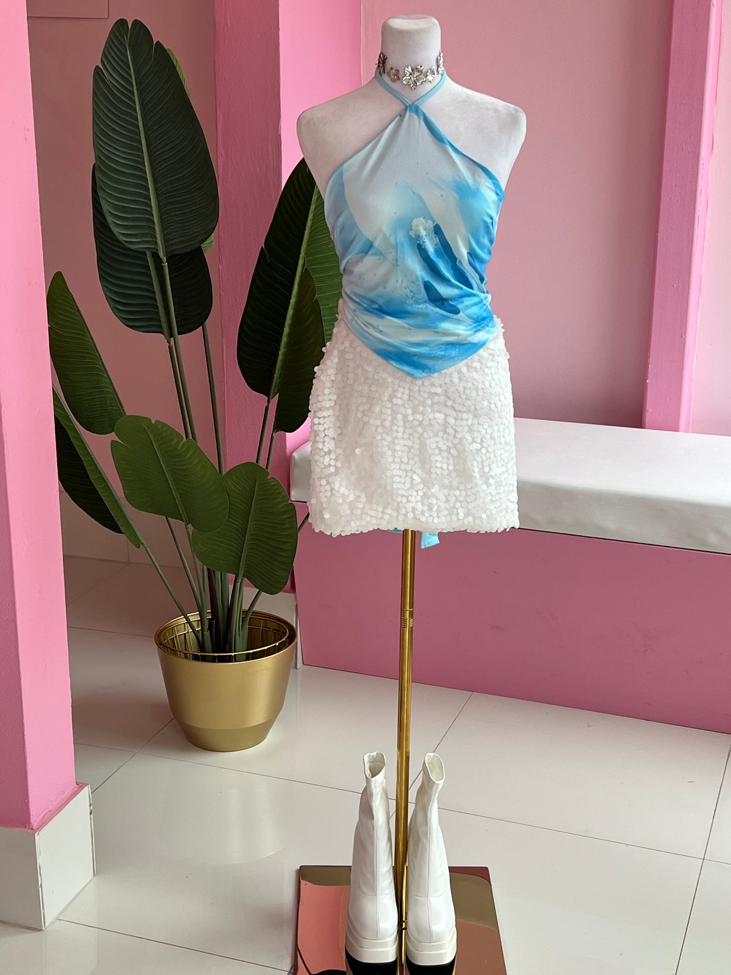 Sequins colors Skirt