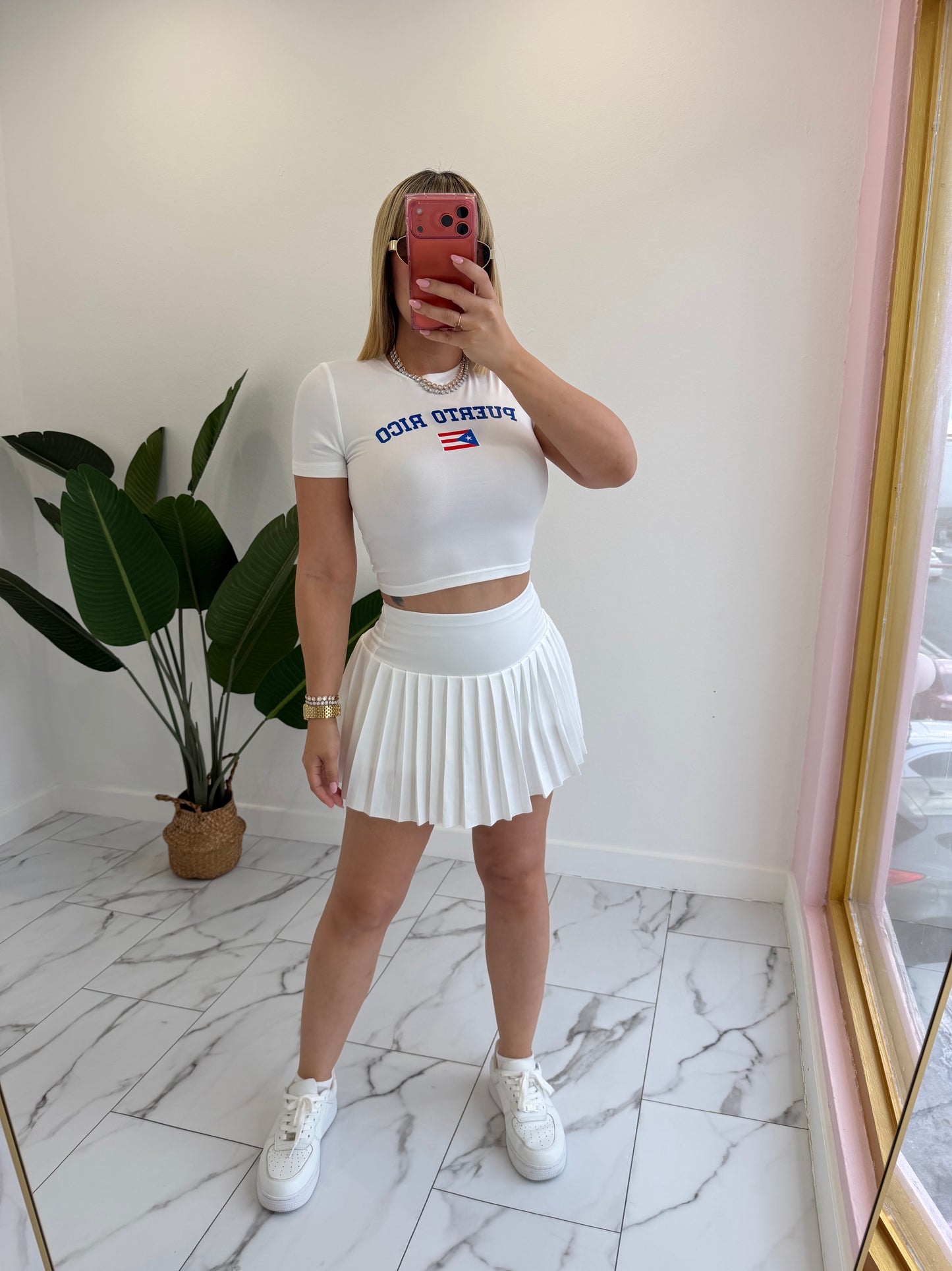 Blue PR basic top