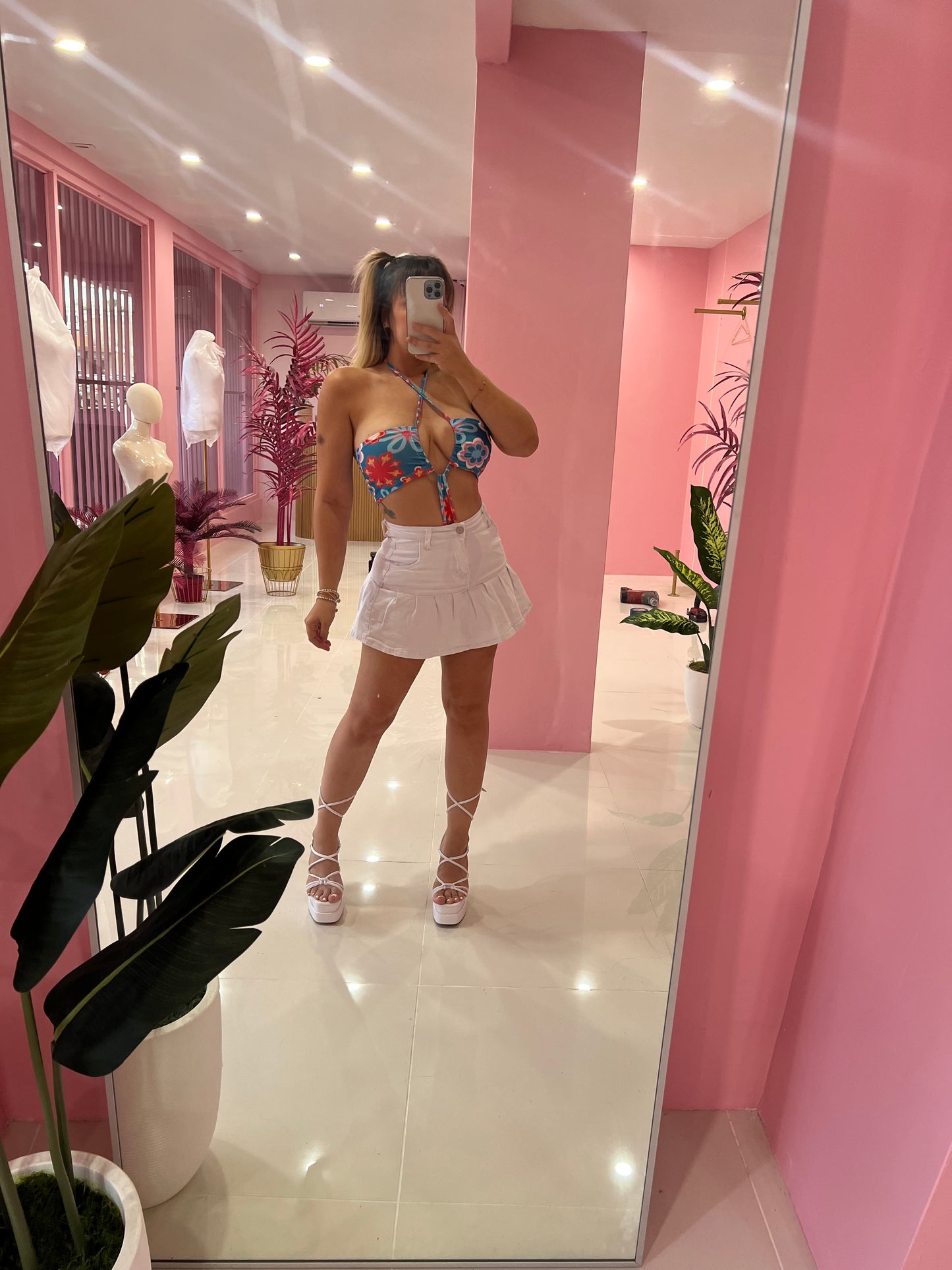 RBD Denim Skort