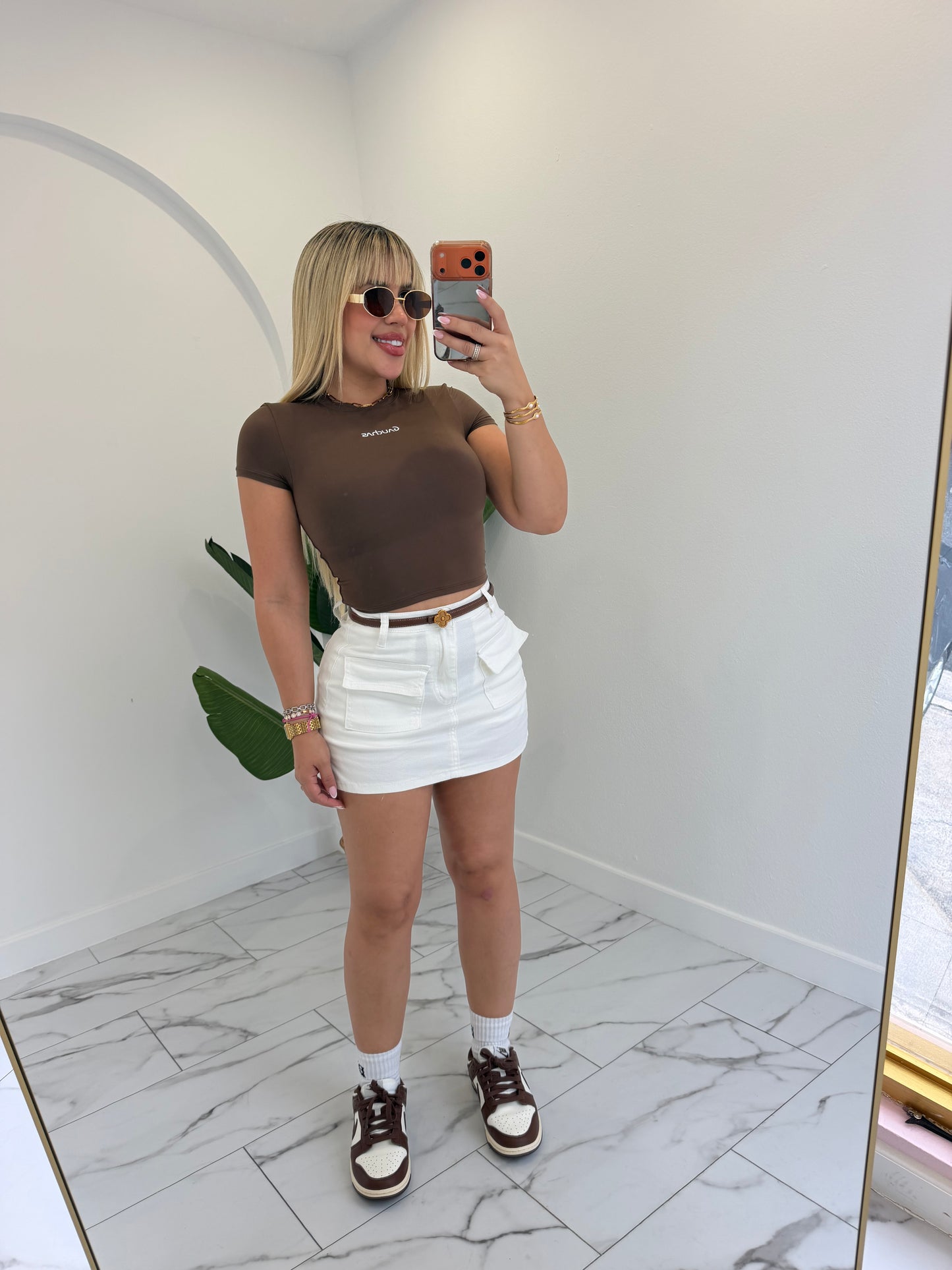 Jean skort