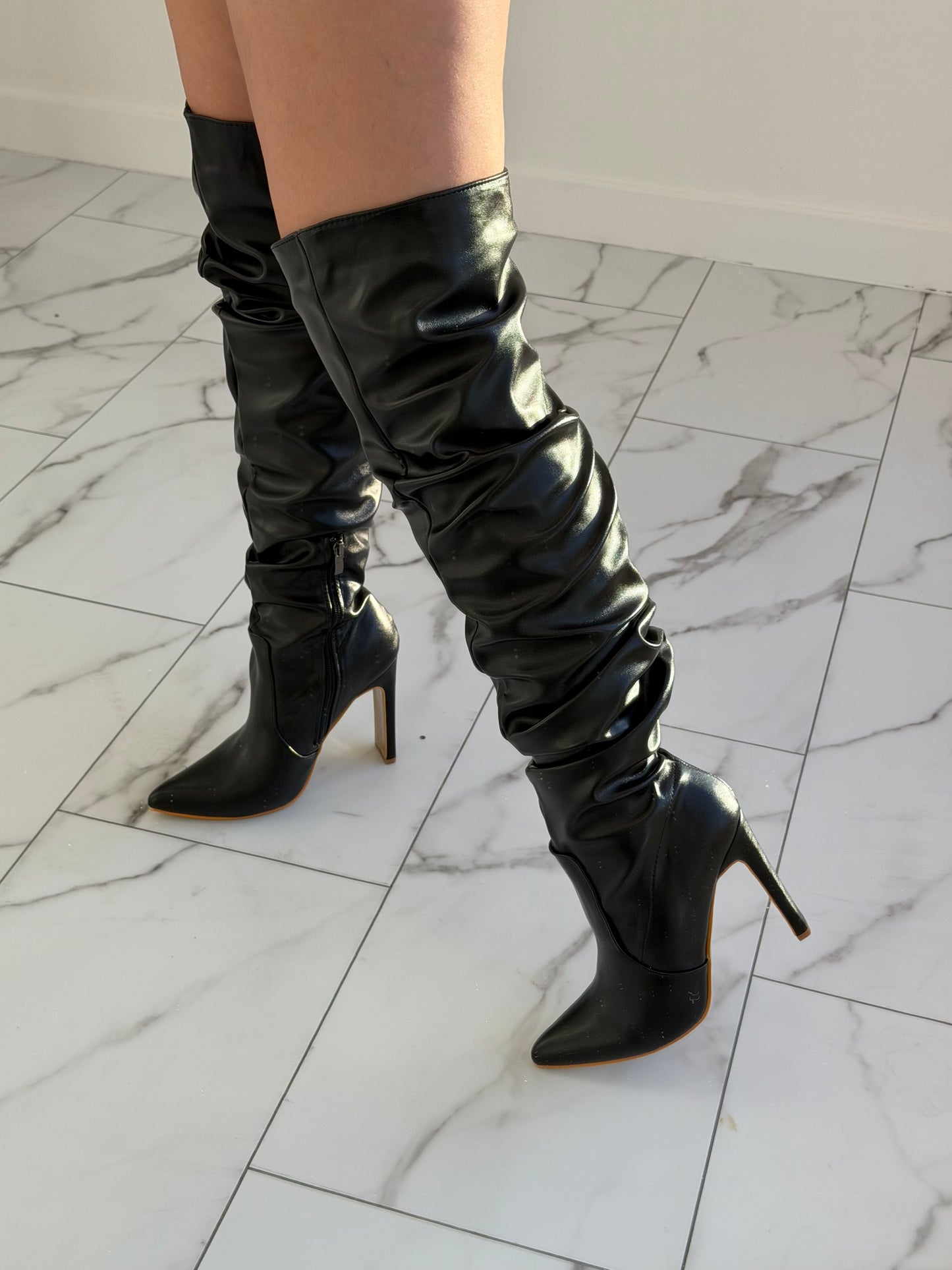 Botas Long Fruncidas