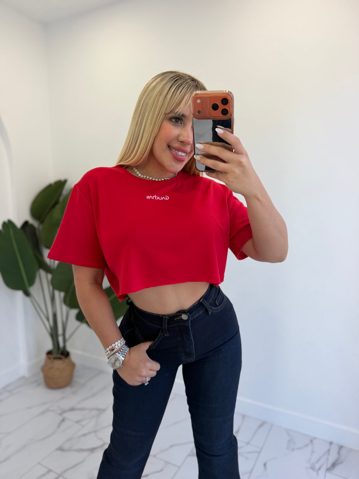 Crop top oversize G