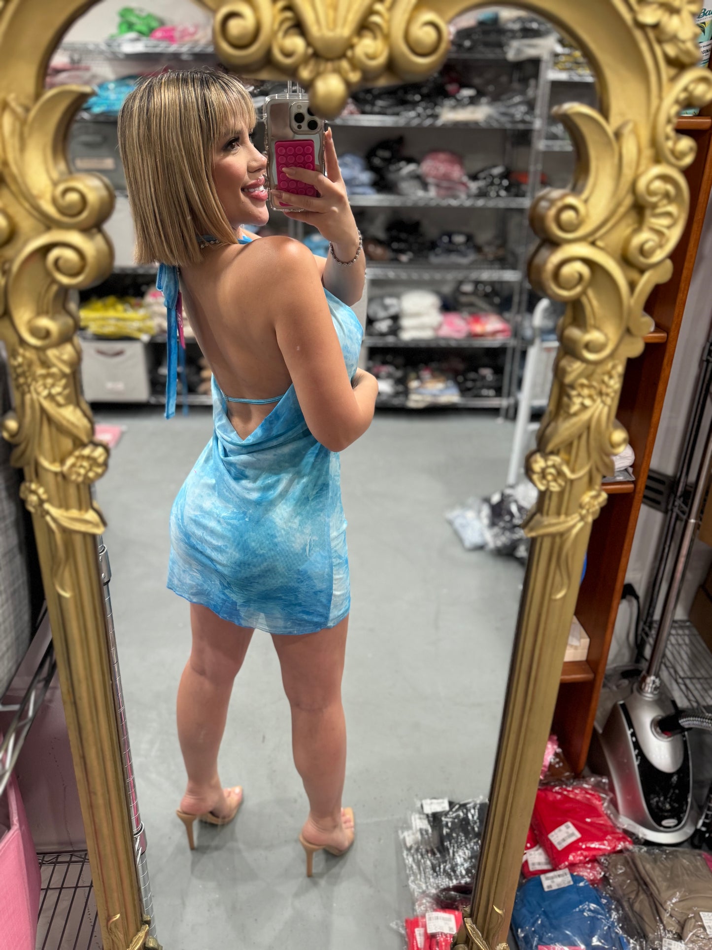 Sky Clam dress