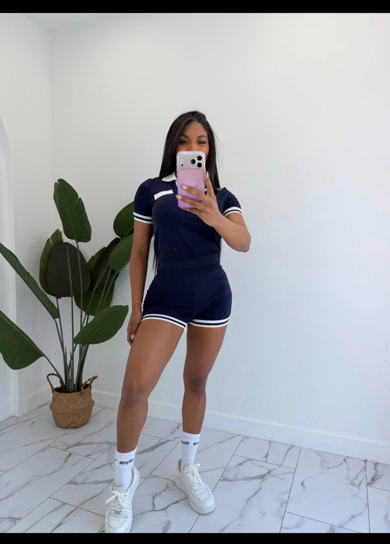 Tenis Blue Romper