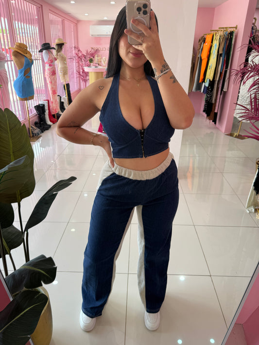 Travel Denim Comfy set