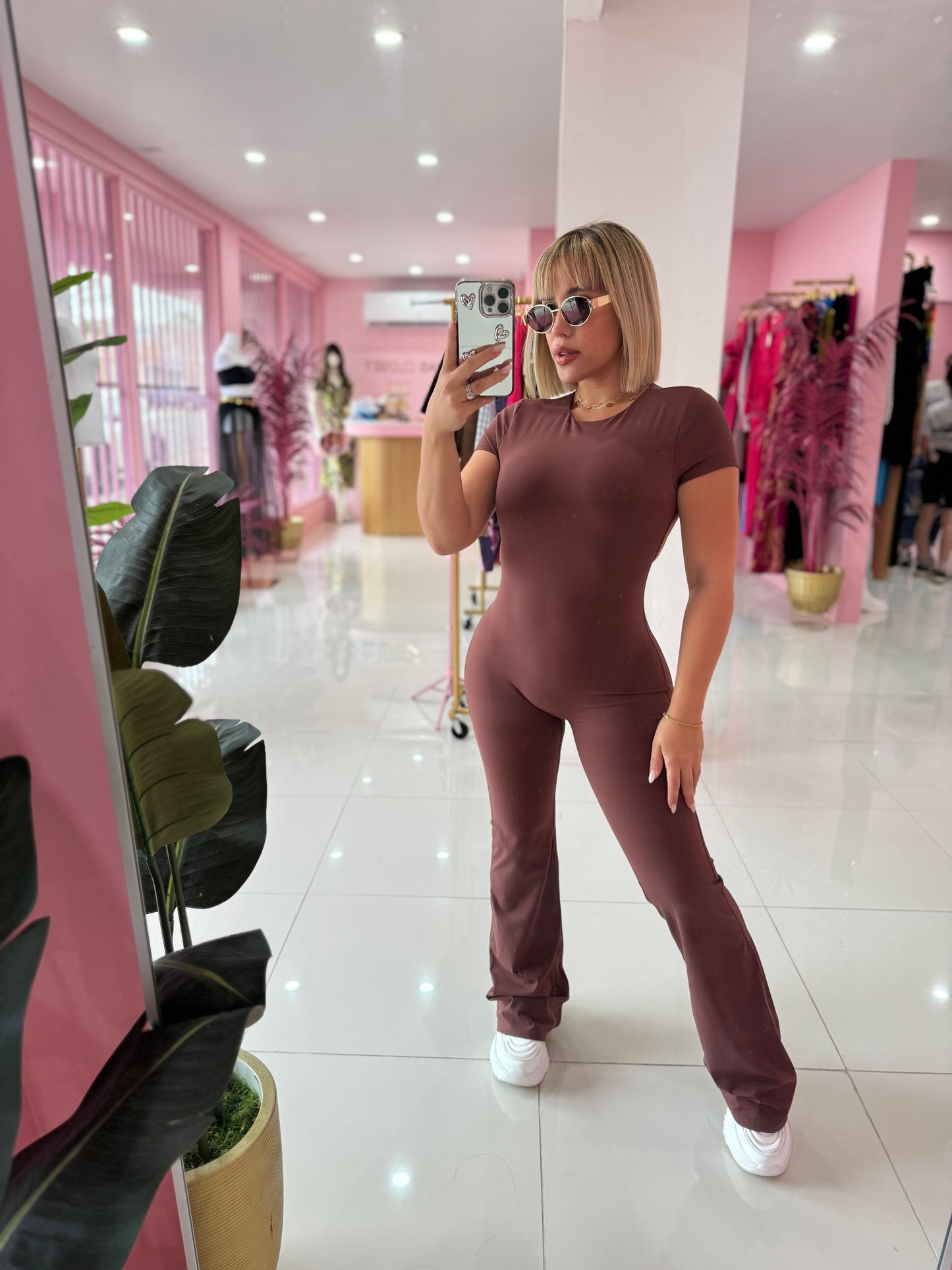 Enterizo palazzo TShirt(espalda abierta) sport