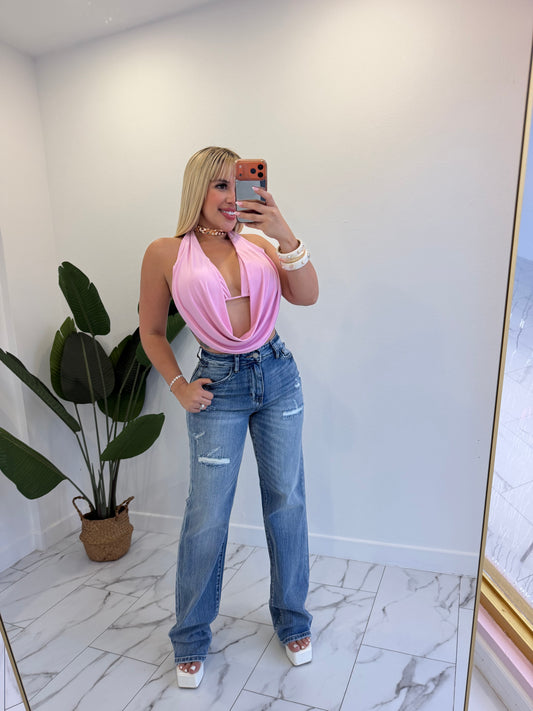 Vibrant Straight leg Jean