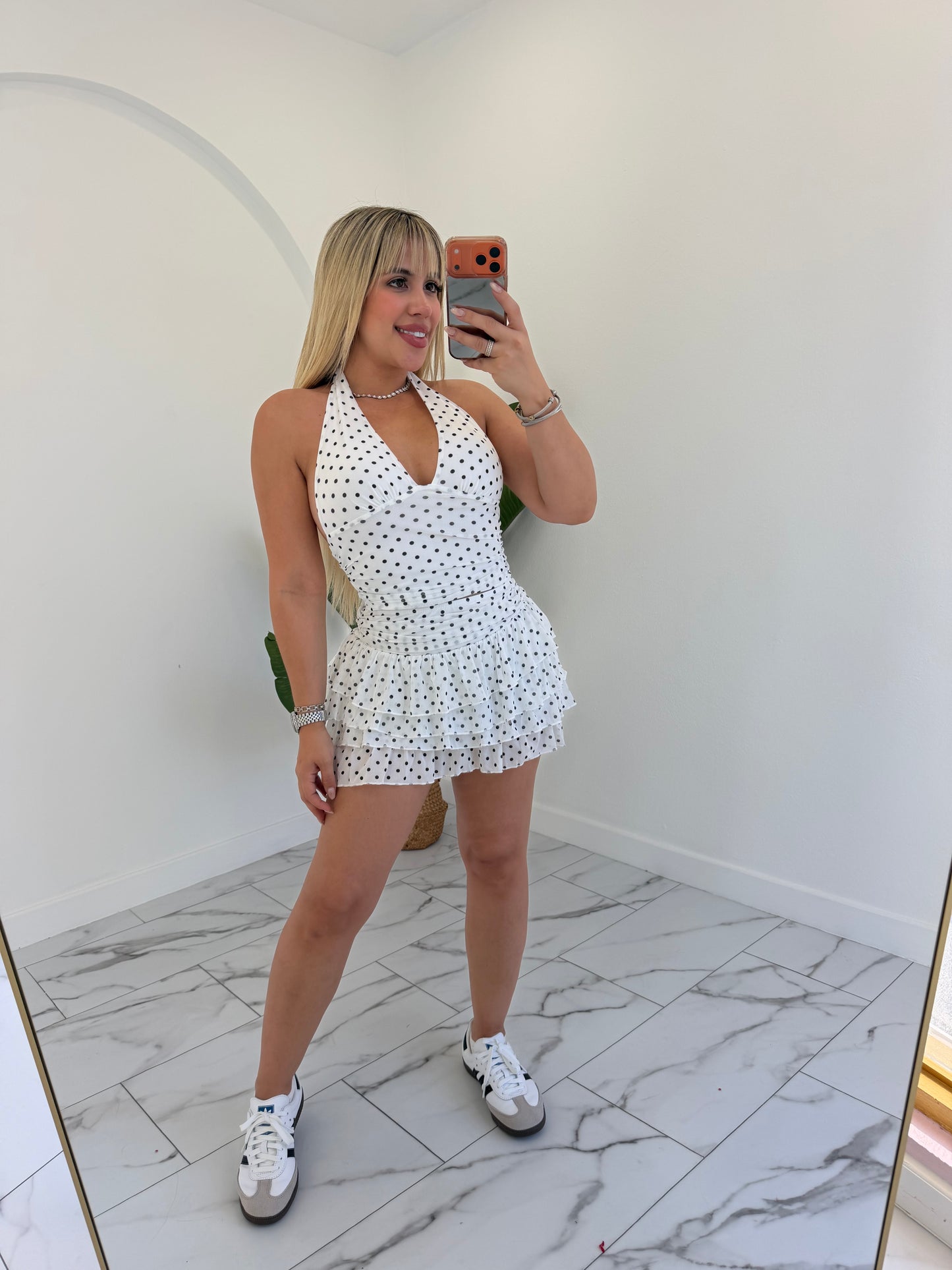Polka Dot skort set