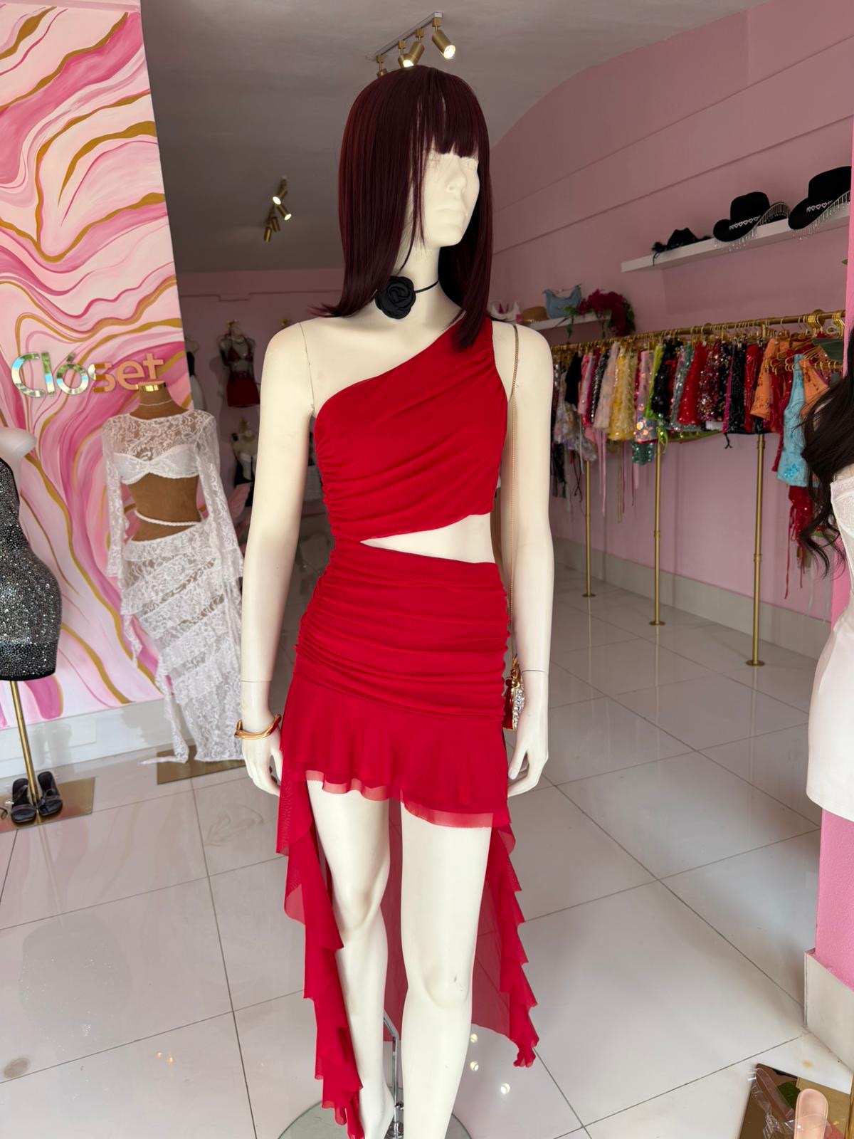 Irregular Mesh Dress