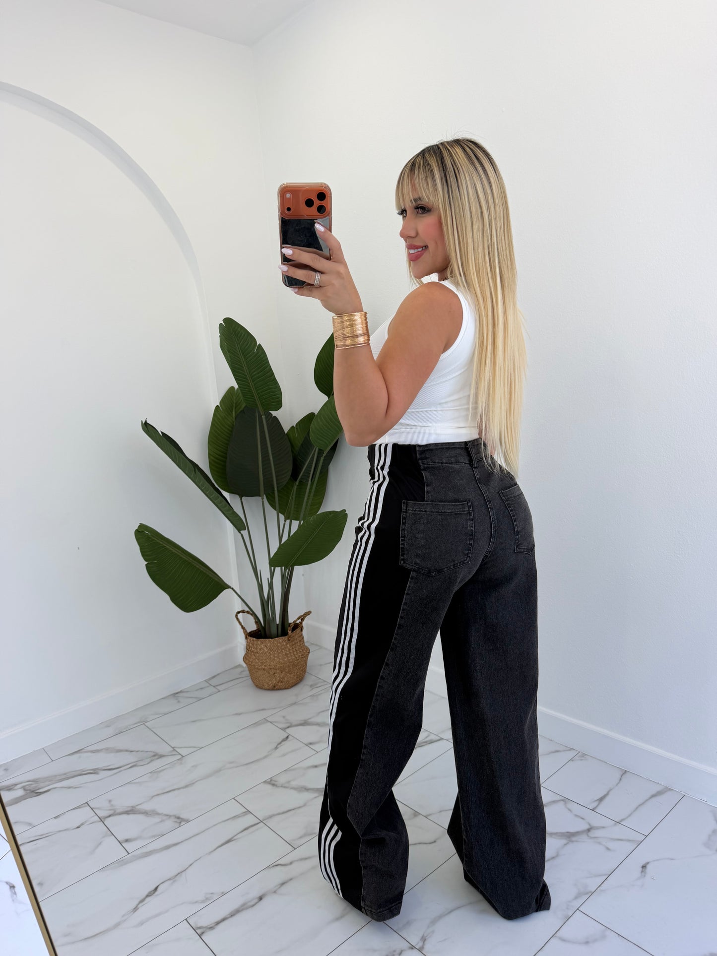 Denim casual pant