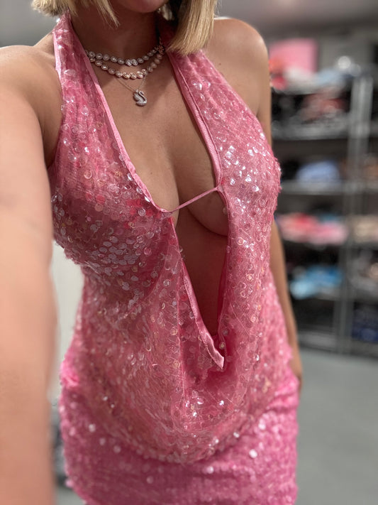 Sequins Colors halter top