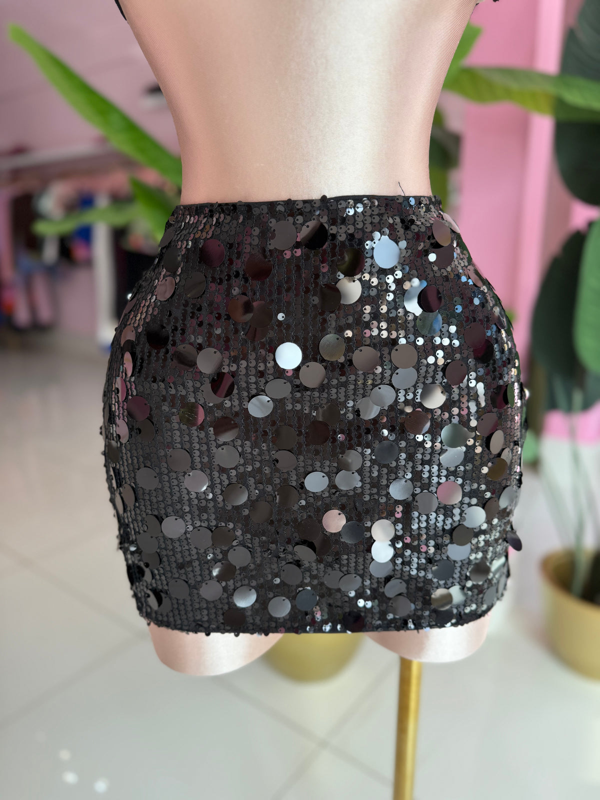 Viral Sequins Skirt