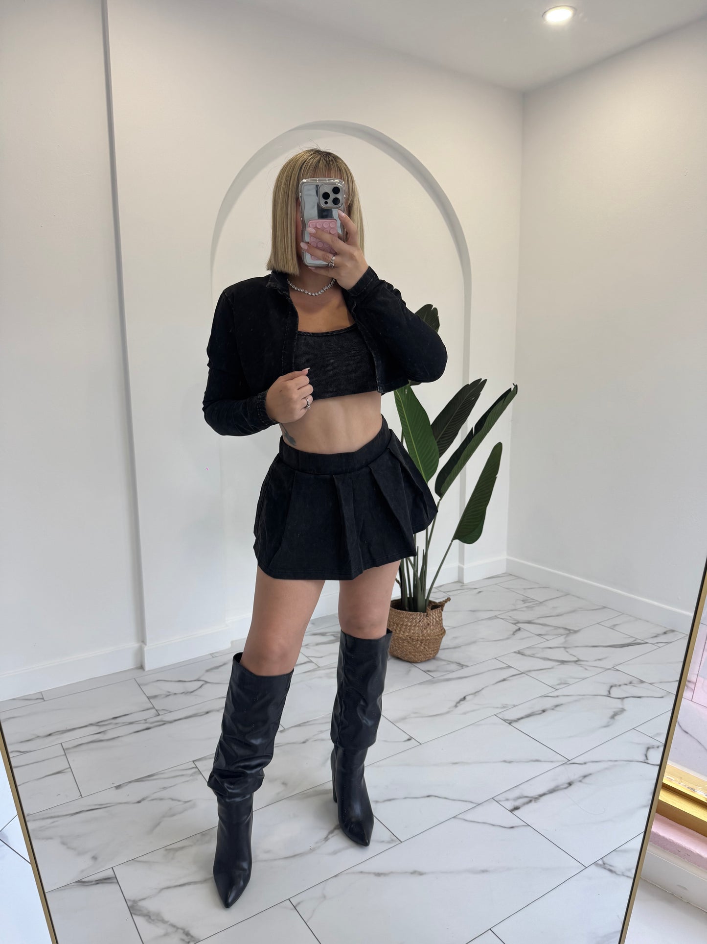 Marmol Skort Jacket Set (3 piezas)