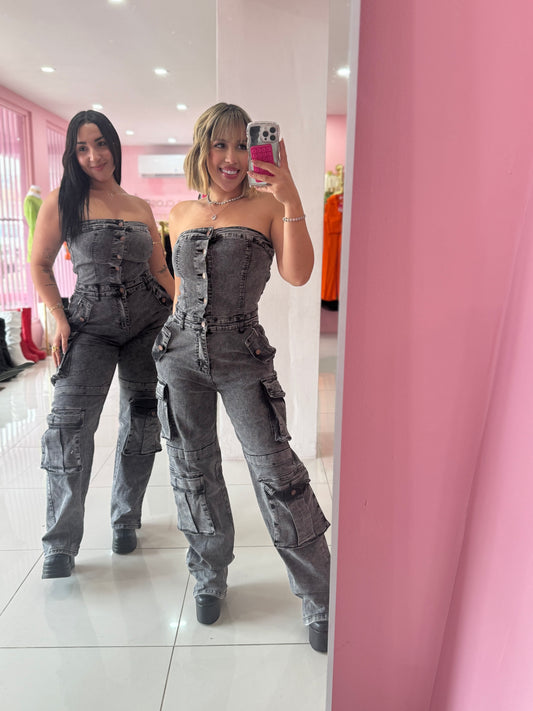 Cargo jumpsuit