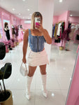 Corset cargo denim ONLY MEDIUM