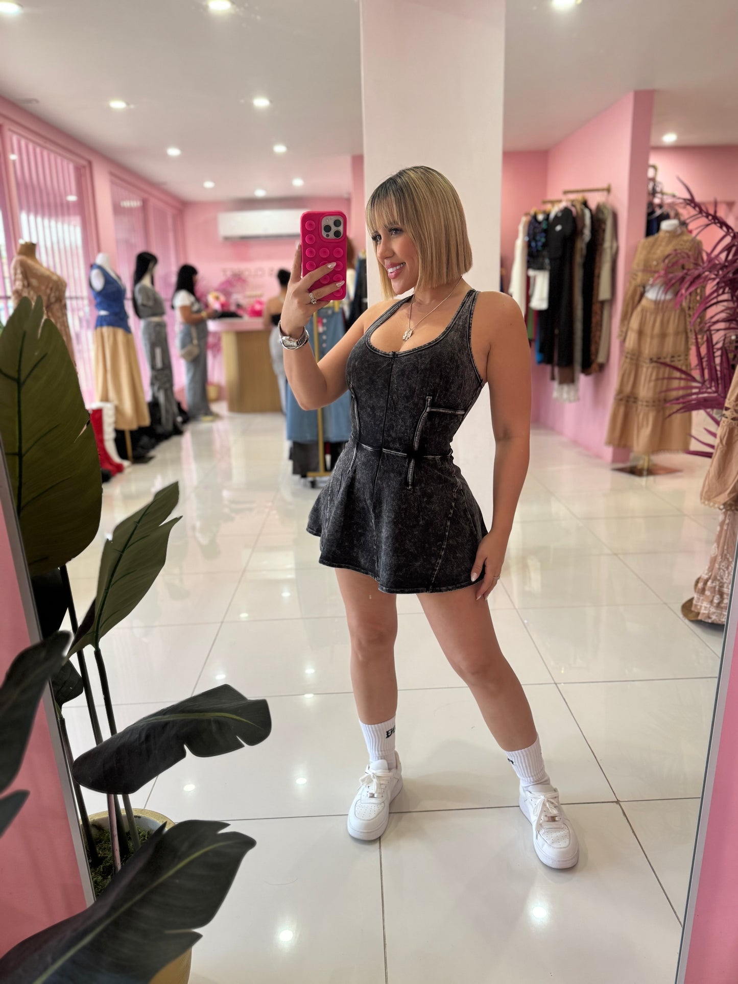 Mineral Zipper Dress