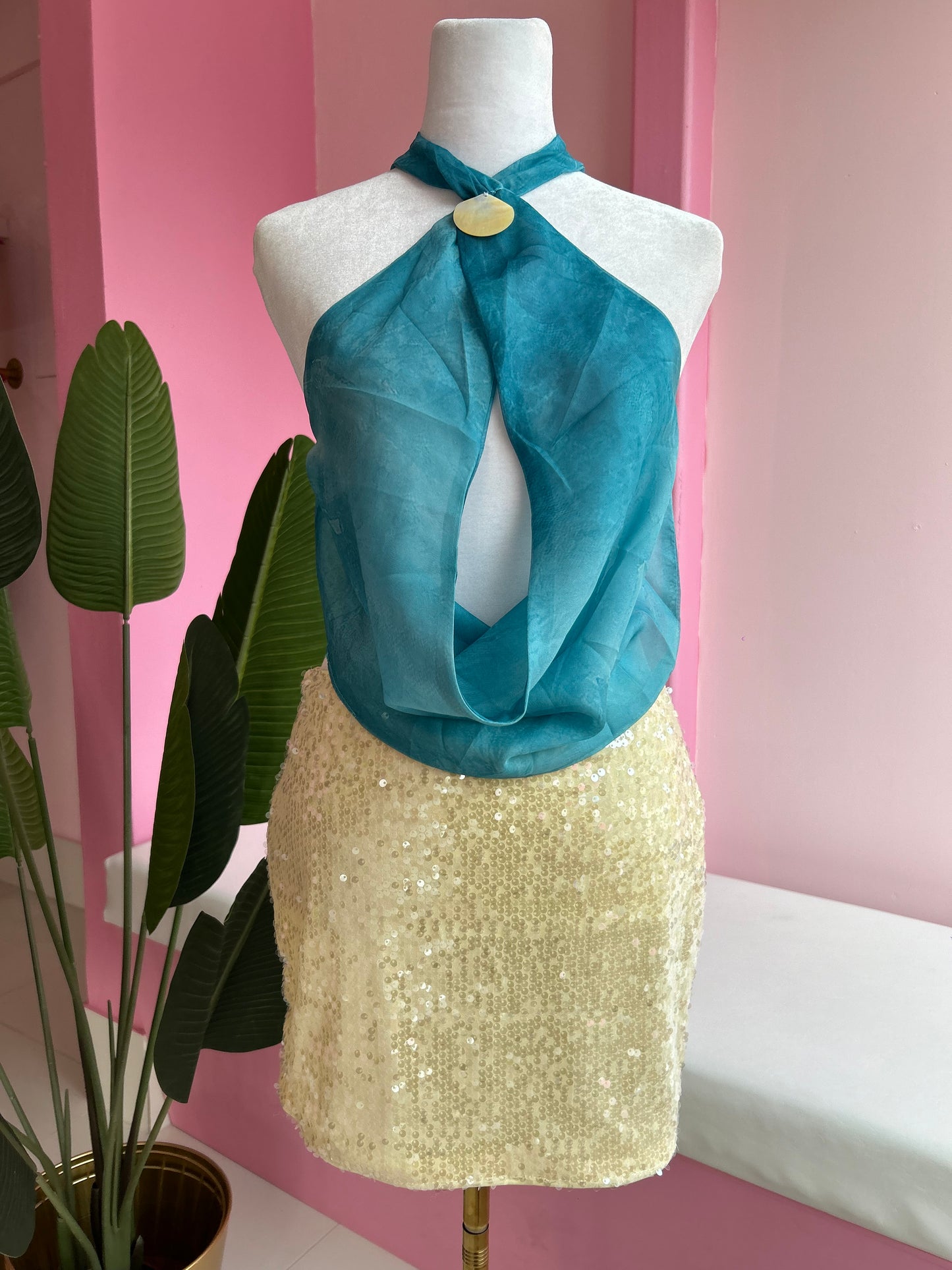 Pastel Sequins Skirt