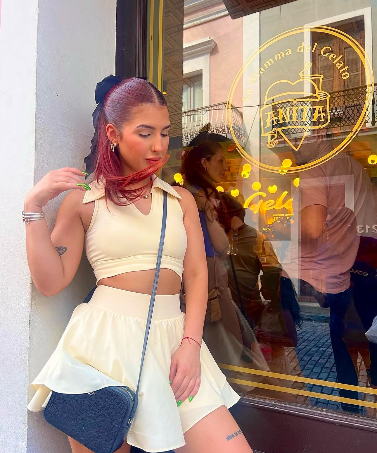 Crop top cuellito sport