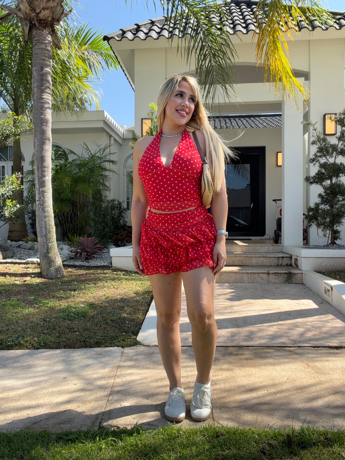 Polka Dot skort set