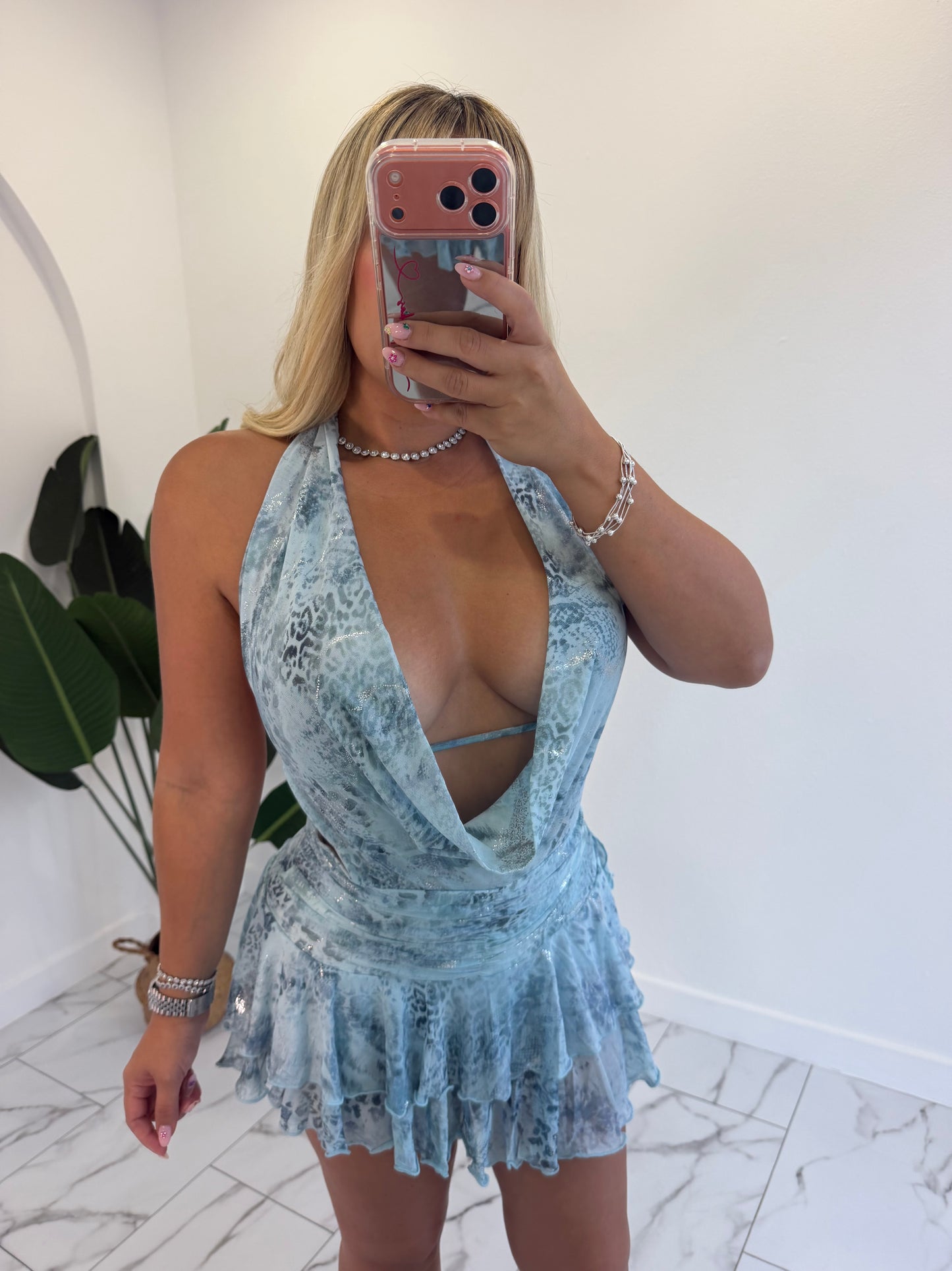 Quita celeste dress