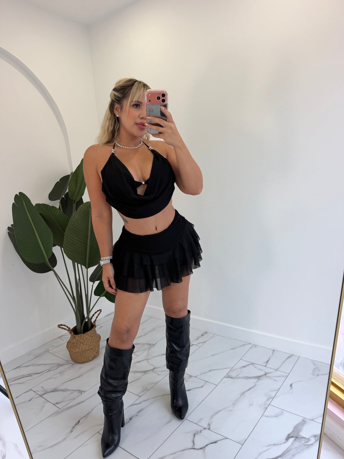 Doll skort set