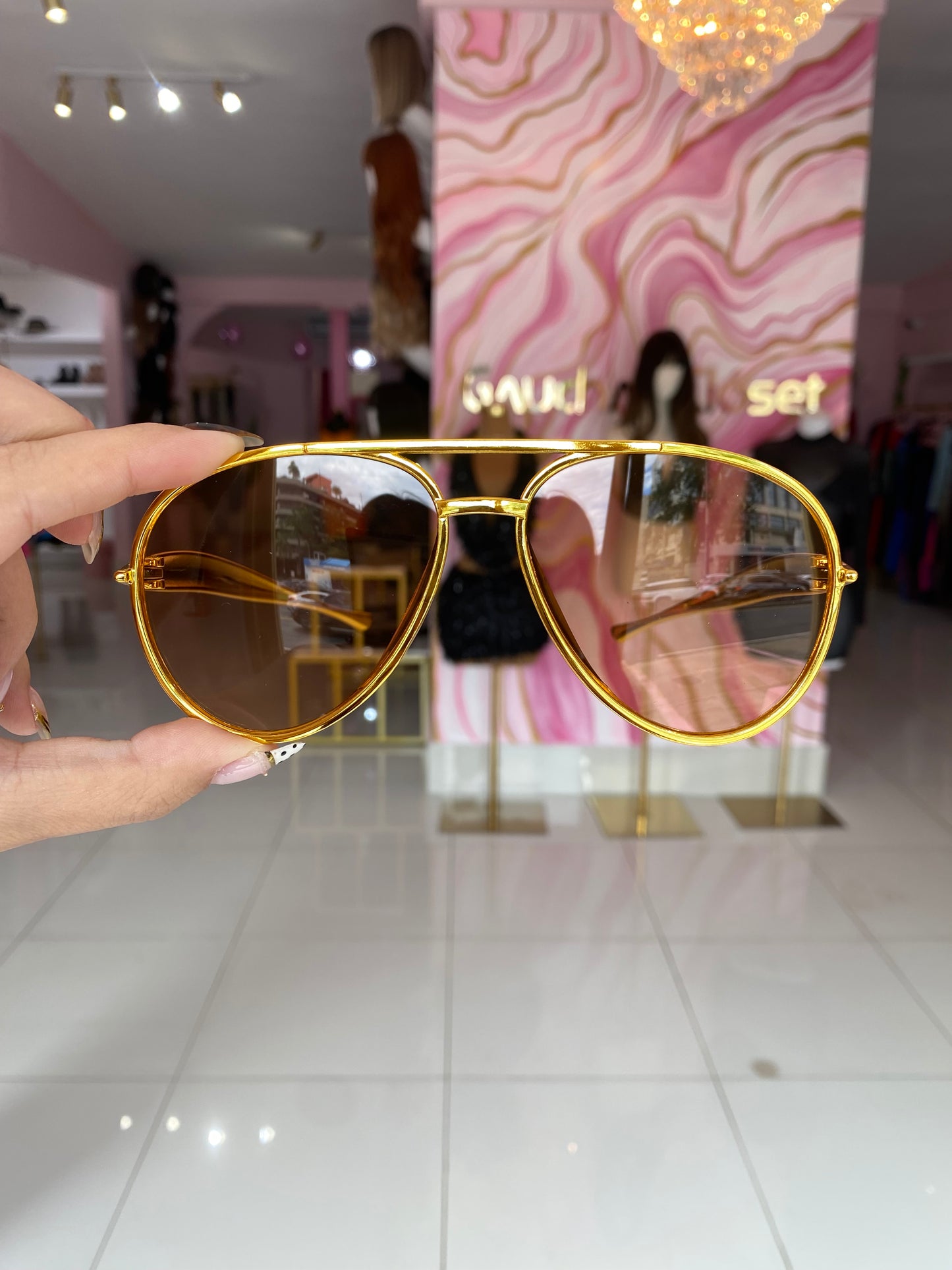 Gafas Gold aviator