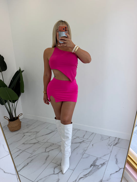 Desigual pink set
