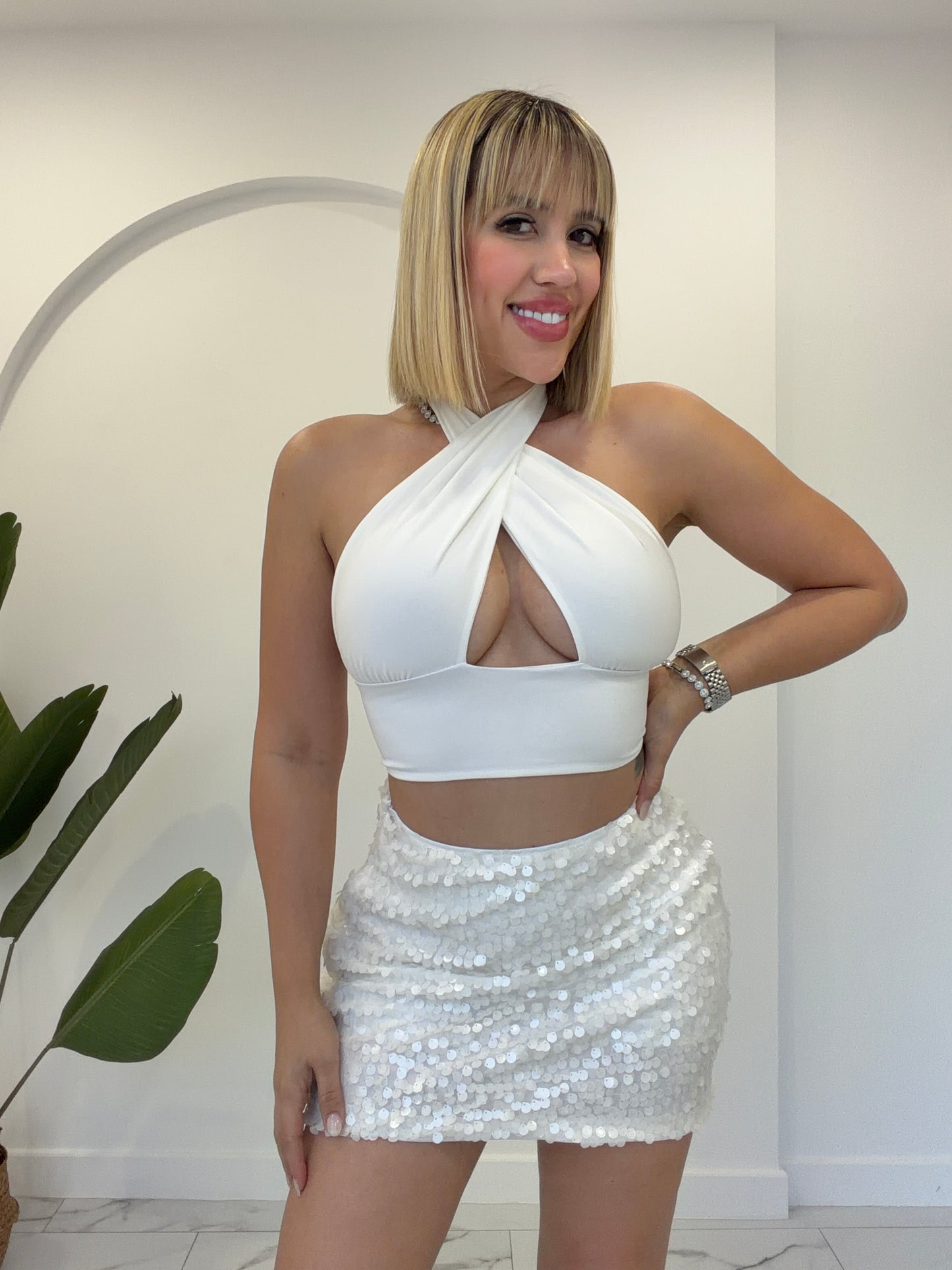 Sequins colors Skirt